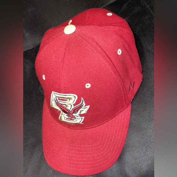 Zephyr Boston College Eagles Cap Adult Fitted 7 1/2 Red Gold Wool Outdoo… - Picture 6 of 6